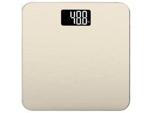 Smart Weigh Sleek Digital Bathroom Body Weight Scale Tempered Glass 400lb Gold Smart Weigh Sleek Digital Bathroom Body Weight Scale Tempered Glass 400lb Gold