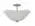 Quoizel White Extra Large Semi Flush Mount - image 1