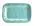 Rachael Ray Cucina Dinnerware 8 in. x 12 in. Stoneware Rectangular Platter in Agave Blue - image 2
