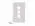 Nippon Labs Wall Plate for Keystone Insert, 3 Hole, Color White - OEM - image 4