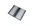 Rolodex Vinyl Business Card Book, 6 2 1/4 x 4 Cards/Page, 32 Pages, Black/Silver - image 1