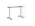 Adjustable T-Leg Base, 24w x 24h, Silver - image 1