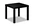 basyx Laminate Occasional Table, 24w x 24d x 20h, Black - image 2