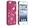 Insten Warm Red/ Flower Style Hard Rubber Case Cover + Anti-Glare LCD Screen Protector Compatible with Apple iPhone 5 - image 1