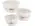 Cake Boss  51252  Countertop Accessories 3-Piece Melamine Mixing Bowl Set, Bistro Pattern - image 1