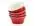 Rachael Ray  58776  Dinnerware Round & Square 4-Piece Stoneware Fruit Bowl Set, Red - image 2