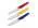 SilverStone  51259  Ceramic-Coated Cutlery 3-Piece Paring Knife Set, Assorted (Chili Red, Mango Yellow, Ocean Blue) - image 3