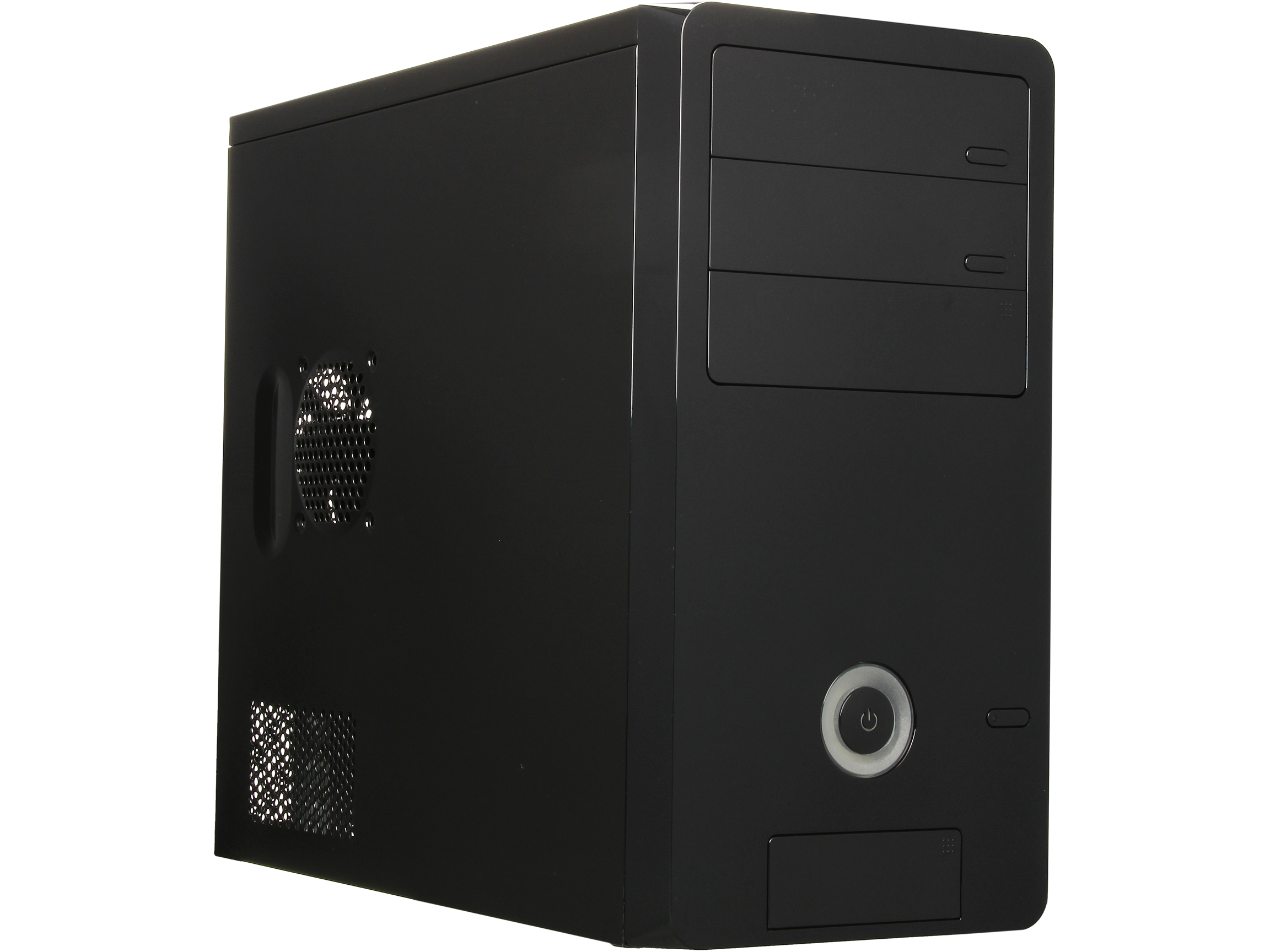 Rosewill R363MBK Black MicroATX Flex ATX Computer Case with 400W