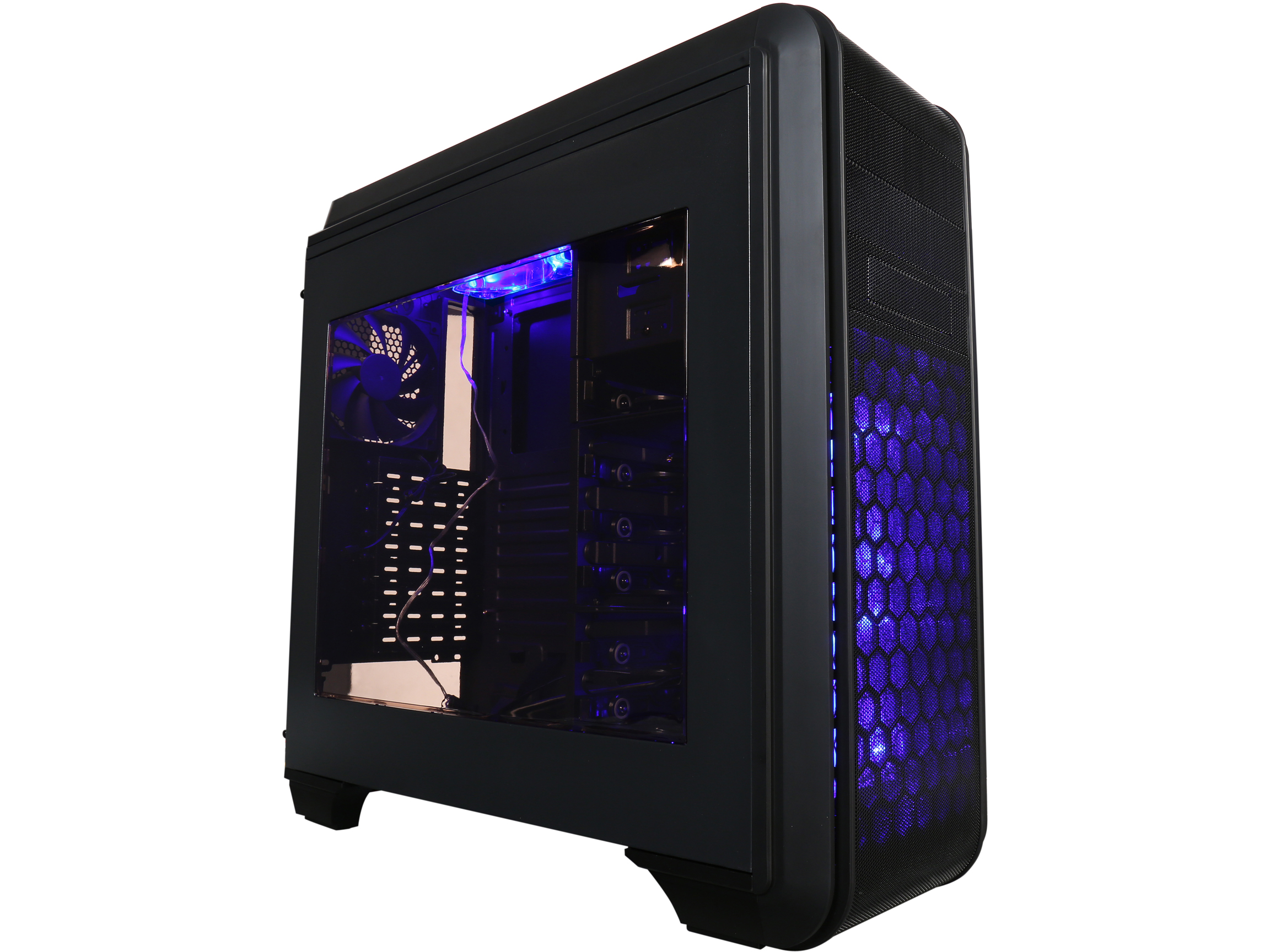 Rosewill VIPER Z ATX Mid Tower Gaming Computer Case w/ Blue LED Fans