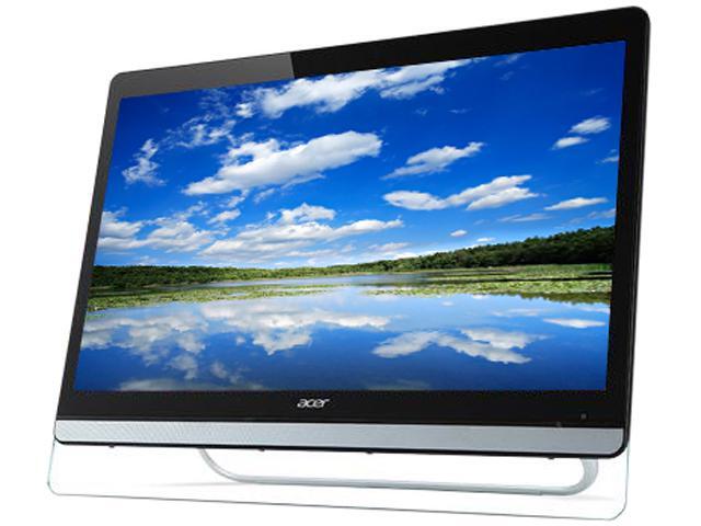 Acer UT220HQL Tbmjz Black 21.5 inch Touchscreen Monitor Multi-Touch Widescreen 5ms DVI HDMI MHL USB hub Built-in Speakers