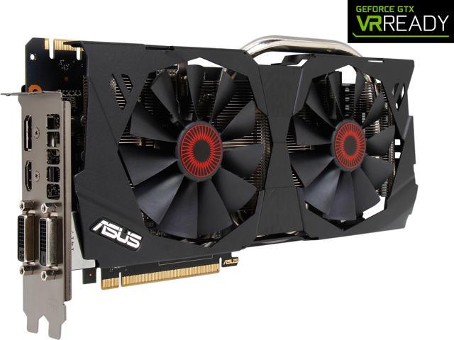 ASUS GeForce GTX 970 STRIX-GTX970-DC2OC-4GD5 4GB 256-Bit GDDR5 PCI Express 3.0 HDCP Ready SLI Support G-SYNC Support Video Card