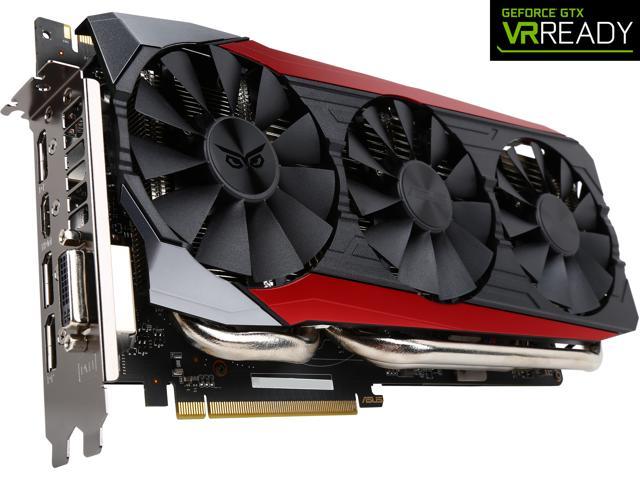 ASUS GeForce GTX 980 Ti STRIX-GTX980TI-DC3OC-6GD5-GAMING 6GB 384-Bit GDDR5 HDCP Ready SLI Support Video Card