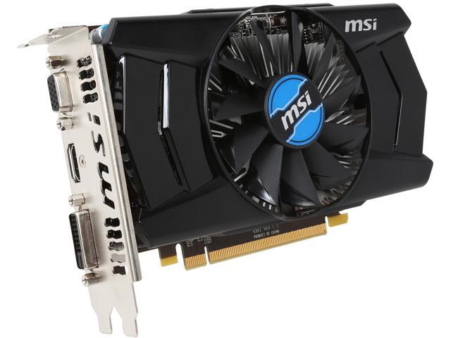 MSI Radeon R7 250 DirectX 12 R7 250 2GD3 OC 2GB 128-Bit DDR3 PCI Express 3.0 x16 HDCP Ready CrossFireX Support Video Card