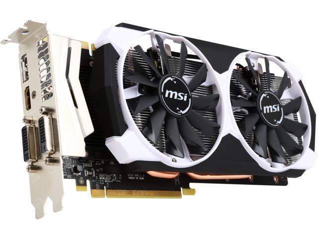 MSI GeForce GTX 970 GTX 970 4GD5T OC 4GB 256-Bit GDDR5 PCI Express 3.0 x16 HDCP Ready SLI Support G-SYNC Support Video Card