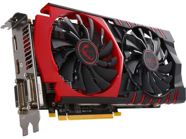 MSI Radeon R7 370 DirectX 12 R7 370 GAMING 4G 4GB 256-Bit GDDR5 HDCP Ready CrossFireX Support ATX Video Card