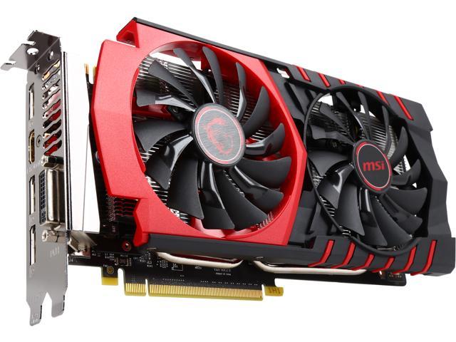 MSI GeForce GTX 950 DirectX 12 GTX 950 GAMING 2G 2GB 128-Bit GDDR5 PCI Express 3.0 x16 HDCP Ready SLI Support ATX GAMING Video Card