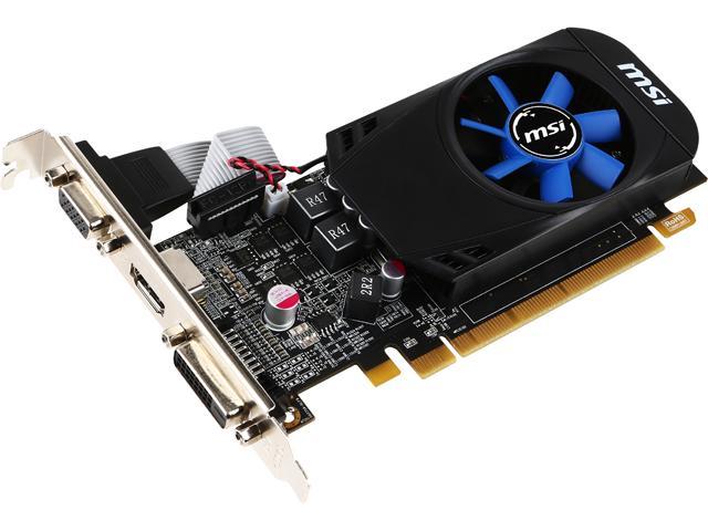 MSI Radeon R7 240 DirectX 12 R7 240 2GD3 LPV6 2GB 128-Bit DDR3 HDCP Ready CrossFireX Support Low Profile Video Card