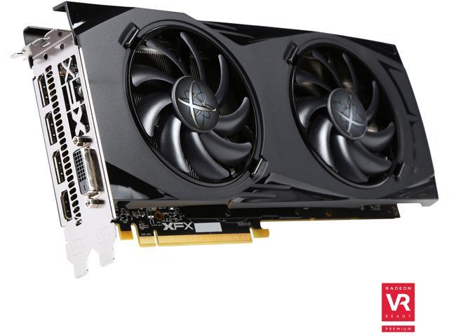 XFX Radeon RX 480 DirectX 12 RX-480P8DFA6 8GB 256-Bit GDDR5 PCI Express 3.0 CrossFireX Support GTR Triple X Video Card