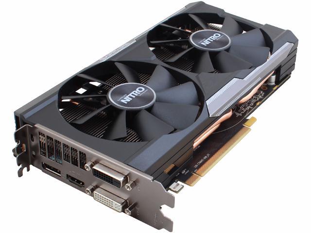 SAPPHIRE NITRO Radeon R9 380 DirectX 12 100384NT4GOC-2L 4GB 256-Bit GDDR5 PCI Express 3.0 x16 HDCP Ready Dual-X OC Version w/ backplate (UEFI) Video Card