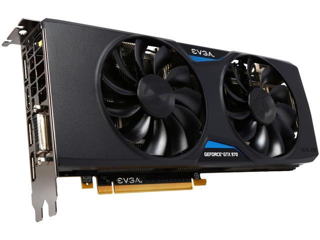 EVGA GeForce GTX 970 04G-P4-3975-KR 4GB SSC GAMING w/ACX 2.0+, Whisper Silent Cooling Graphics Card