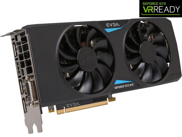 EVGA GeForce GTX 970 4GB FTW+ GAMING w/ACX 2.0+, Whisper Silent Cooling w/ Free Installed Backplate Graphics Card