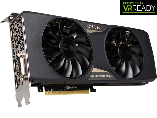 EVGA GeForce GTX 980 Ti 06G-P4-4995-KR 6GB SC+ GAMING w/ACX 2.0+, Whisper Silent Cooling w/ Free Installed Backplate Graphics Card