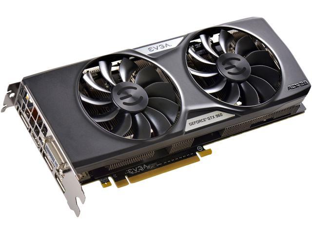 EVGA GeForce GTX 960 04G-P4-3969-KR 4GB FTW GAMING w/ACX 2.0+, Whisper Silent Cooling w/ Free Installed Backplate Graphics Card