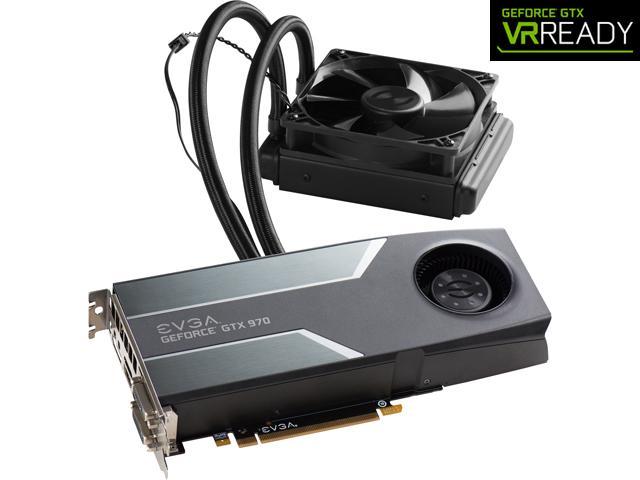 EVGA GeForce GTX 970 04G-P4-1976-KR 4GB HYBRID GAMING,  All in One No Hassle Water Cooling, Just Plug and Play Graphics Card