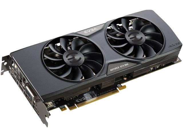 EVGA GeForce GTX 950 DirectX 12 02G-P4-1953-KR 2GB 128-Bit GDDR5 PCI Express 3.0 x16 SLI Support Video Card