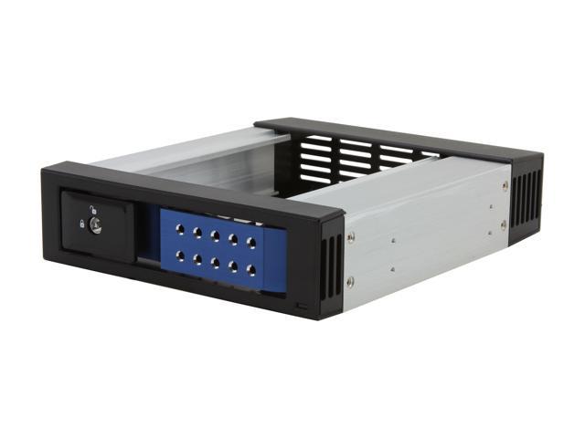 iStarUSA BPN-DE110SS-BLUE Trayless 5.25 inch to 3.5 inch SATA SAS 6 Gbps HDD Hot-swap Rack