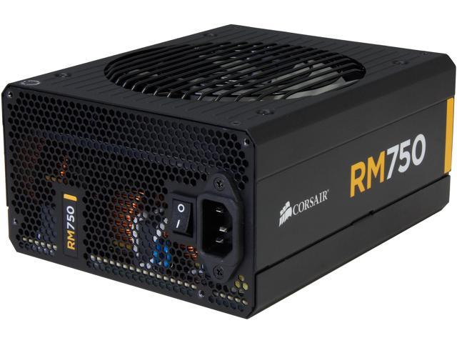 CORSAIR RM Series RM750 750W ATX12V v2.31 and EPS 2.92 80 PLUS GOLD Certified Full Modular Active PFC Power Supply