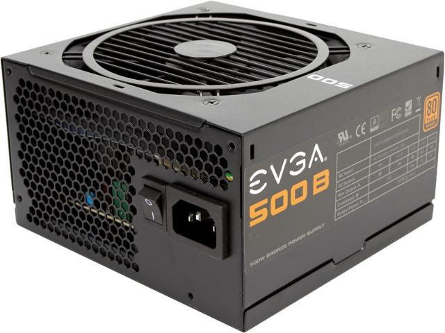 EVGA 100-B1-0500-KR 80 PLUS Bronze 500W Active PFC ATX12V v2.31/EPS 12V v2.91 Power Supply