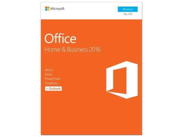 Microsoft Office Home and Business 2016 Product Key Card - 1 PC