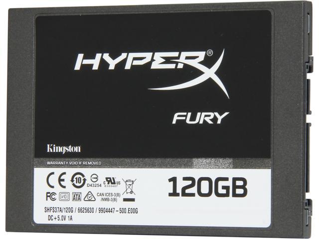 HyperX Fury 2.5 inch 120GB SATA III Internal Solid State Drive (SSD) SHFS37A/120G