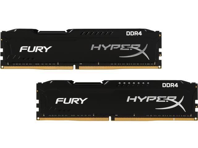 HyperX FURY 16GB (2 x 8GB) 288-Pin DDR4 SDRAM DDR4 2133 (PC4 17000) Desktop Memory Model HX421C14FBK2/16