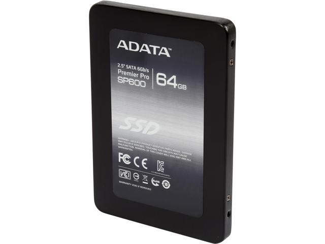 ADATA Premier SP600 2.5 inch 64GB SATA III MLC Internal Solid State Drive (ASP600S3-64GM-C)