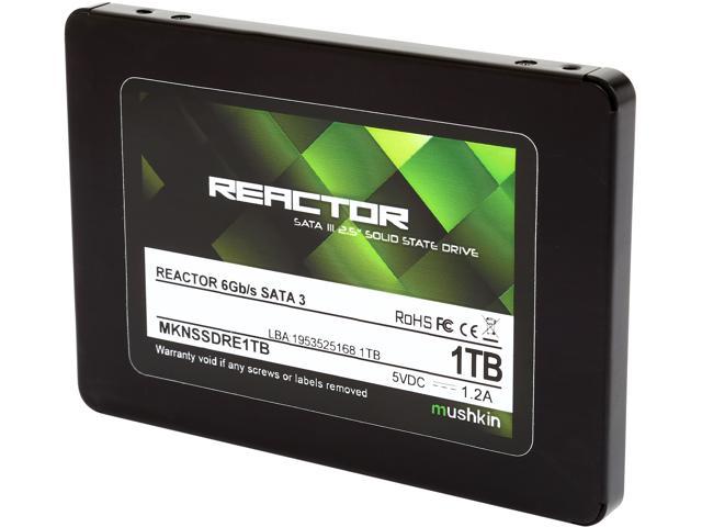 Mushkin Enhanced Reactor 2.5 inch 1TB SATA III Internal Solid State Drive (SSD) MKNSSDRE1TB