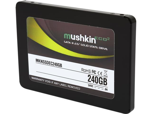 Mushkin Enhanced ECO2 2.5 inch 240GB SATA III MLC Internal Solid State Drive (SSD) MKNSSDEC240GB