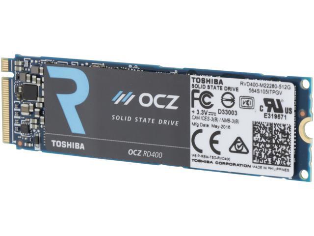 Toshiba OCZ RD400 M.2 512GB PCI-Express 3.0 x 4 MLC Internal Solid State Drive (SSD) RVD400-22280-512G