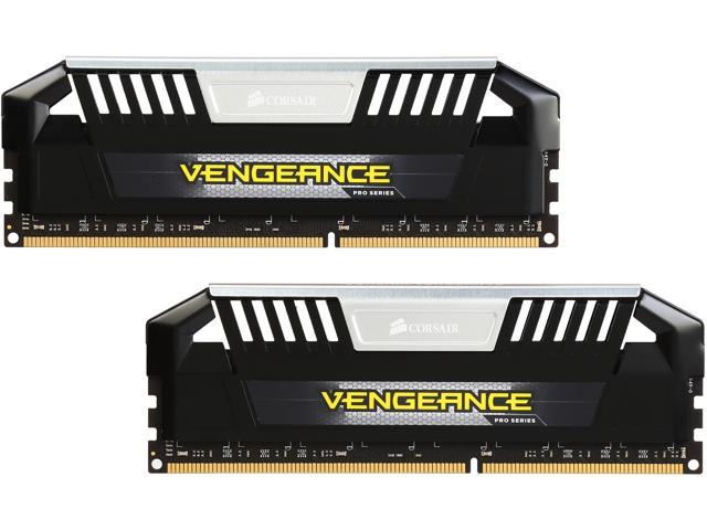 CORSAIR Vengeance Pro 16GB (2 x 8GB) 240-Pin DDR3 SDRAM DDR3 2400 (PC3 19200) Desktop Memory Model CMY16GX3M2A2400C11