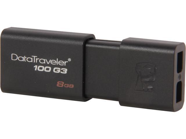 (3x) Kingston 8GB DataTraveler 100 G3 USB 3.0 Flash Drive (DT100G3/8GB)