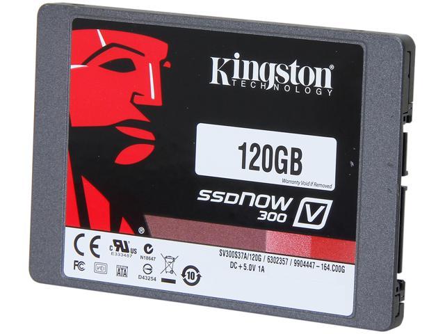 Kingston SSDNow V300 Series 2.5 inch 120GB SATA III Internal Solid State Drive (SSD) SV300S37A/120G