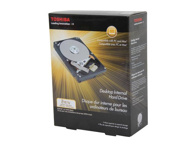 TOSHIBA PH3200U-1I72 2TB 7200 RPM 64MB Cache SATA 6.0Gb/s 3.5 inch Desktop Internal Hard Drive Retail Kit