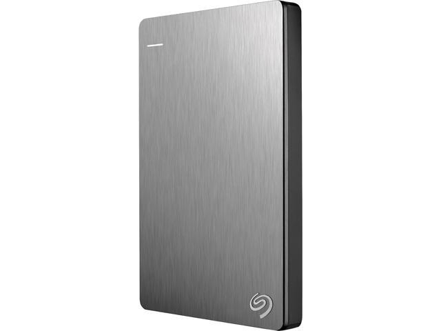 Seagate Backup Plus Slim 2TB Portable External Hard Drive with 200GB of Cloud Storage & Mobile Device Backup USB 3.0 - STDR2000101 (Silver)