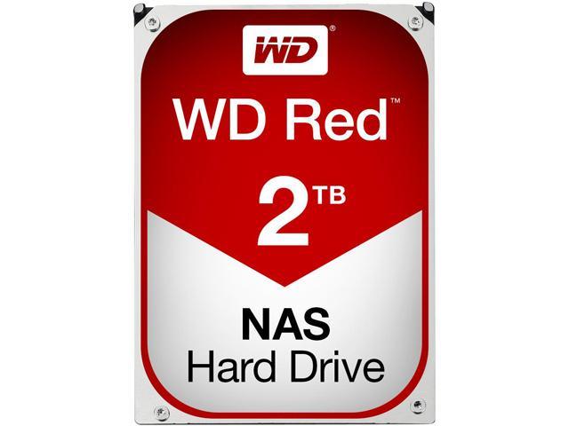 WD Red 2TB NAS Hard Disk Drive - 5400 RPM Class SATA 6Gb/s 64MB Cache 3.5 Inch - WD20EFRX