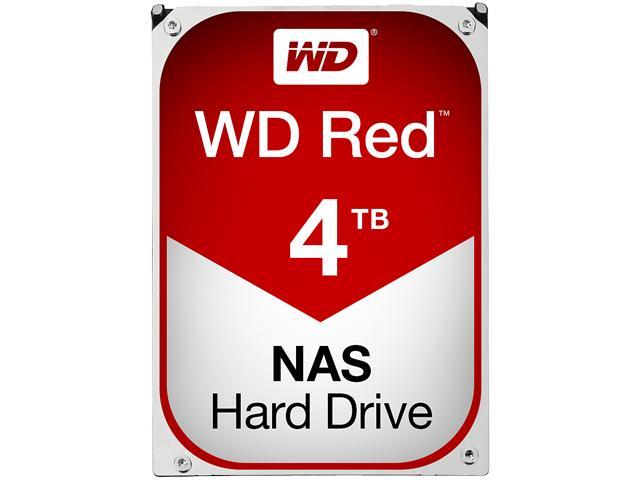 WD Red 4TB NAS Desktop Hard Disk Drive - Intellipower SATA 6Gb/s 64MB Cache 3.5 Inch - WD40EFRX