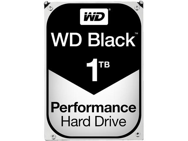 WD Black 1TB Performance Desktop Hard Disk Drive - 7200 RPM SATA 6 Gb/s 64MB Cache 3.5 Inch