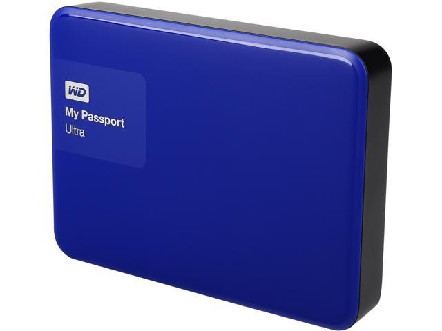 WD My Passport Ultra 2TB USB 3.0 Secure Portable External Hard Drive WDBBKD0020BBL-NESN