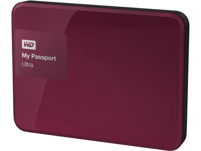 WD My Passport Ultra 2TB USB 3.0 Secure Portable External Hard Drive WDBBKD0020BBY-NESN