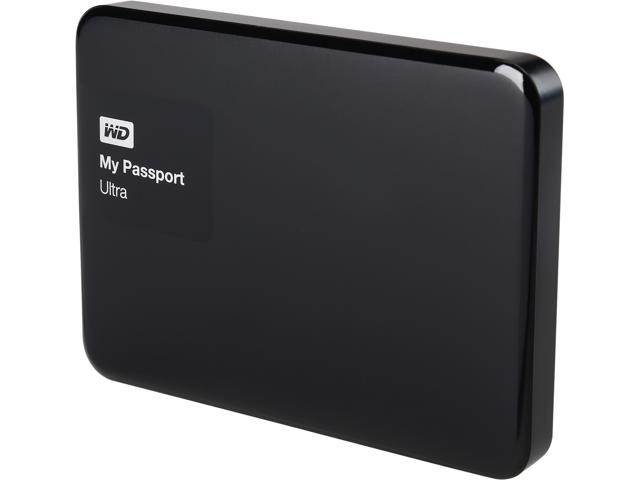 WD 1TB Black My Passport Ultra Portable External Hard Drive - USB 3.0 - WDBGPU0010BBK-NESN